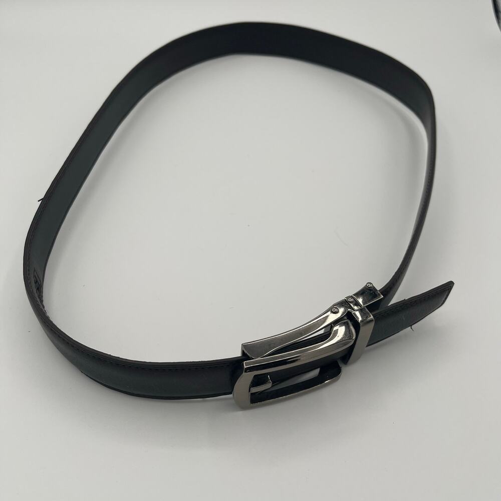 Comfort Click Precision Adjustable Men's Brown Leather Belt 32”